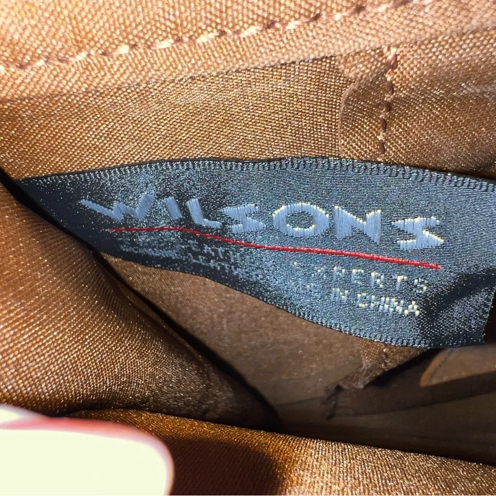Wilson’s Leather briefcase business bag